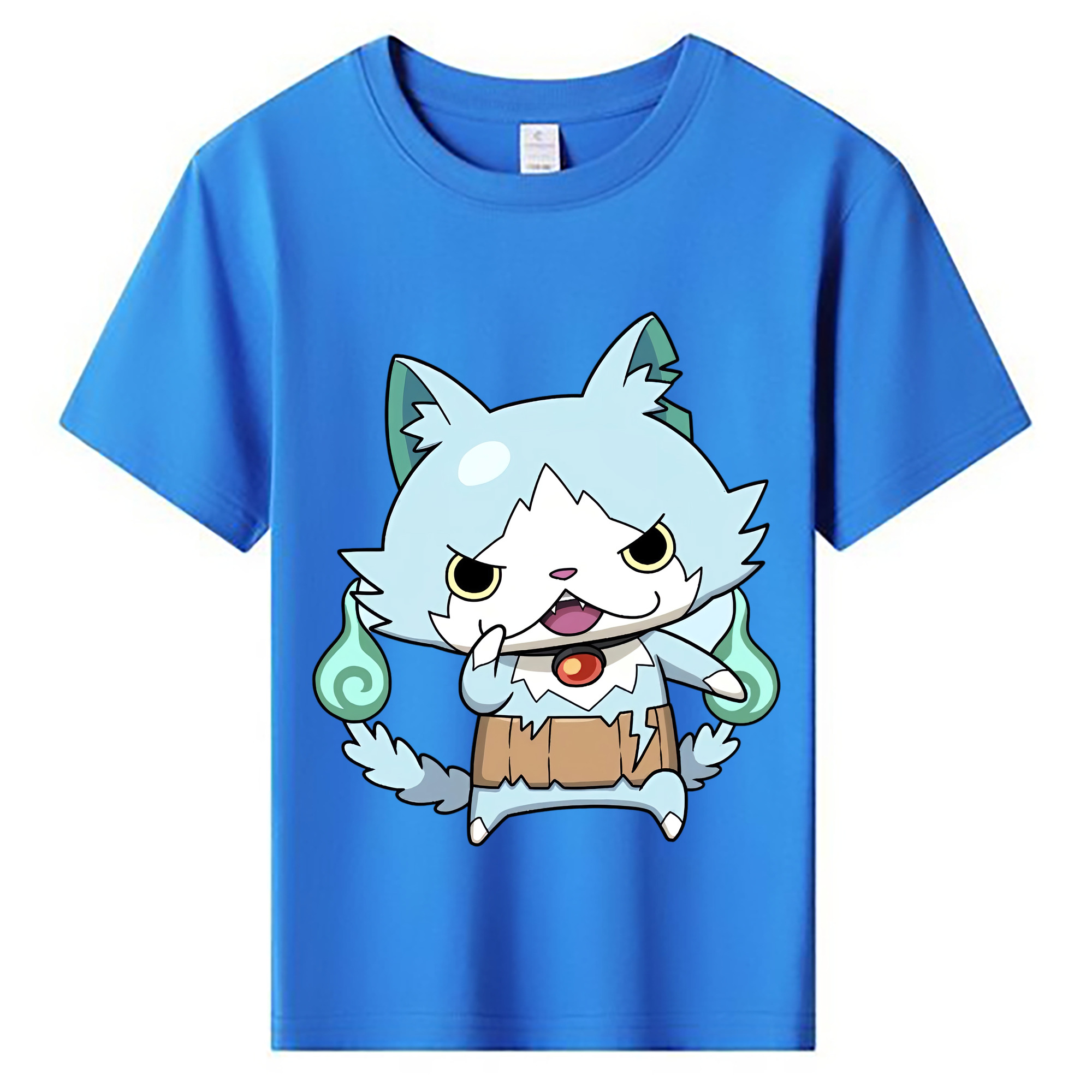 （画像用） 妖怪ウォッチ Yo-kai Watch 綿100％キッズTシャツ（フロントプリント）